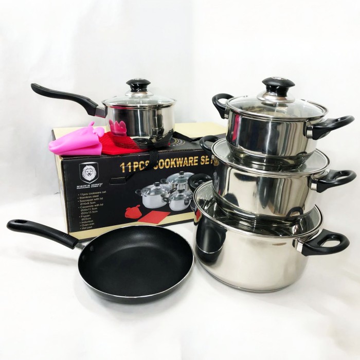 Набір каструль вищої якості, Хороший набір каструль антипригарних з кришкою UJ-19