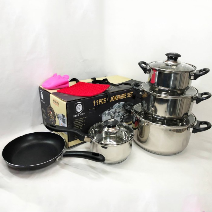 Набір каструль вищої якості, Хороший набір каструль антипригарних з кришкою UJ-19