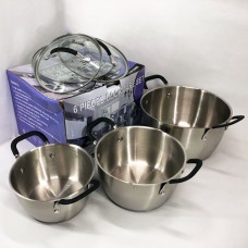 Набір каструль вищої якості, Набір каструль з антипригарним покриттям посуду для дому OE-63