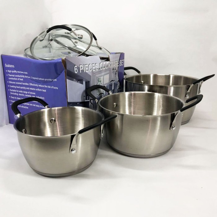 Набір каструль вищої якості, Набір каструль з антипригарним покриттям посуду для дому OE-63