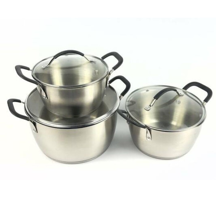 Набір каструль вищої якості, Набір каструль з антипригарним покриттям посуду для дому OE-63