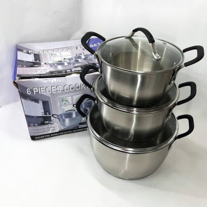 Набір каструль вищої якості, Набір каструль з антипригарним покриттям посуду для дому OE-63