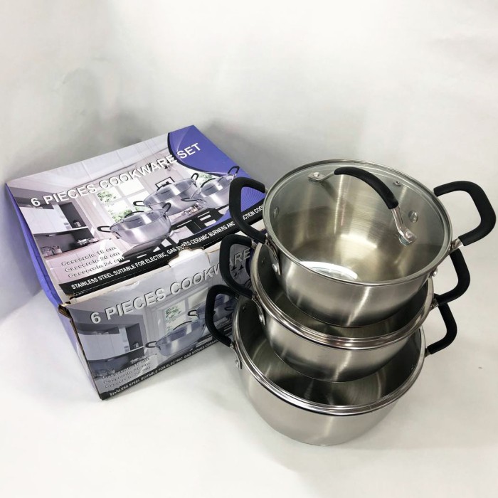 Набір каструль вищої якості, Набір каструль з антипригарним покриттям посуду для дому OE-63