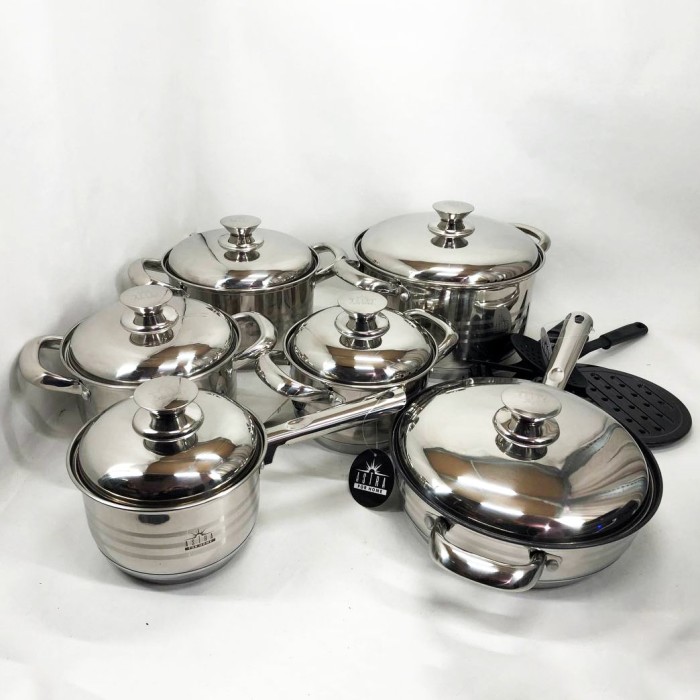 Набір каструль якісних з кришками, Набір посуду каструлі, Хороший каструль Комплект DZ-15