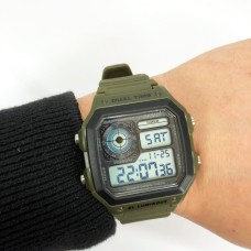 Армійський годинник протиударний SKMEI 1299AG, Сучасний військовий годинник спортивний спорт BL-88