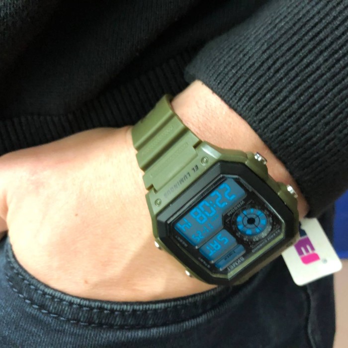 Годинники для подорожей SKMEI, Годинники для риболовлі та активного відпочинку Армійські топ MW-56