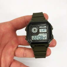 Військовий годинник з секундоміром SKMEI 1299AG, Годинники наручні спортивні, RN-752 Водонепроникний годинник