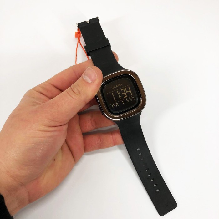 Спортивні водонепроникні годинники SKMEI 1580BKBK, Практичні чоловічі годинники Протиударні LZ-37