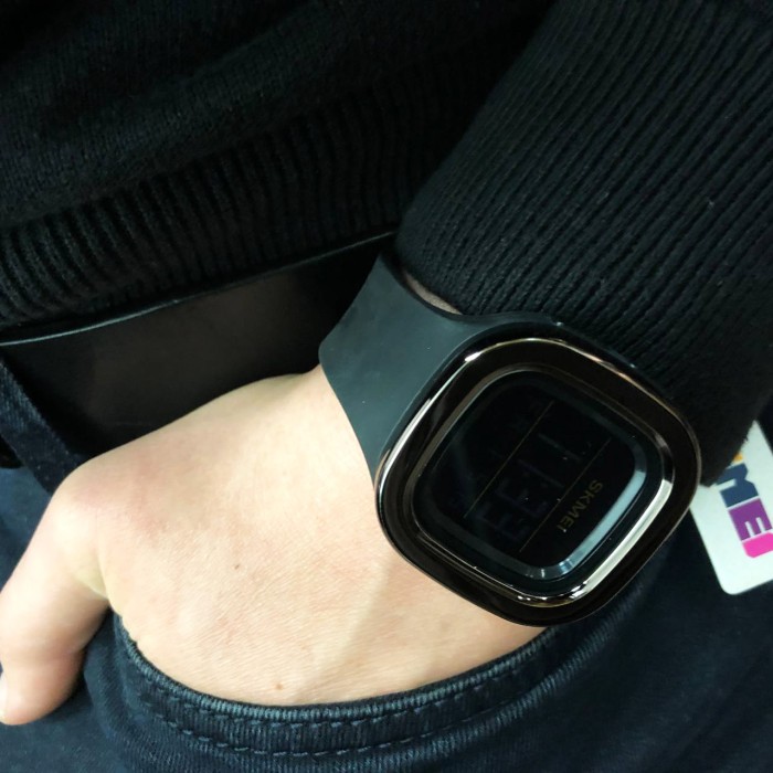 Спортивні водонепроникні годинники SKMEI 1580BKBK, Практичні чоловічі годинники Протиударні LZ-37