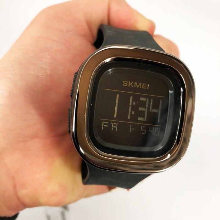 Спортивні водонепроникні годинники SKMEI 1580BKBK, Практичні чоловічі годинники Протиударні LZ-37