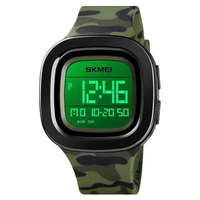 Військовий годинник для ЗСУ SKMEI 1580CMGN, Військовий годинник спецслужб, Стильний NK-941 армійський годинник