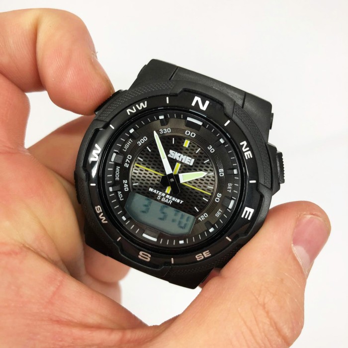 Годинник спортивний армійський SKMEI, Чоловічий годинник з офіційною гарантією для туризму BQ-61