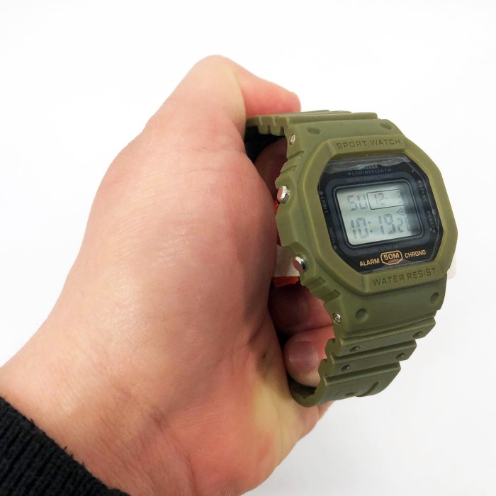 Якісний чоловічий тактичний годинник SKMEI 1628AGWT, Армійський наручний годинник для чоловіка UZ-40