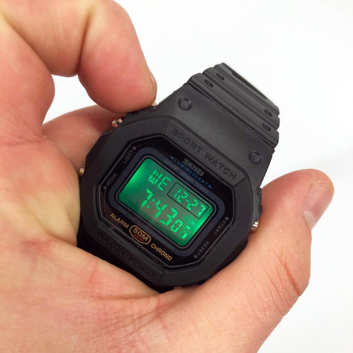 Водонепроникний годинник з гарантією, Армійський електронний годинник Армійський топ IG-47