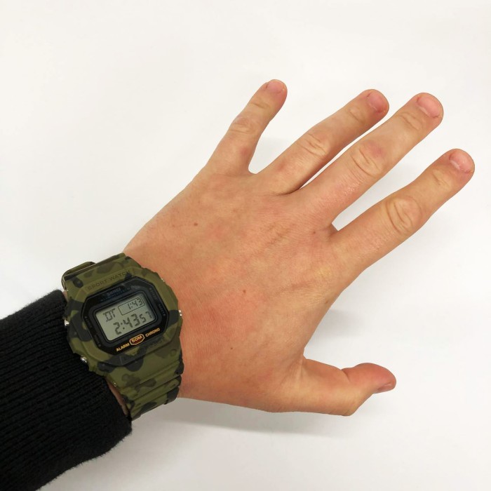 Водонепроникний годинник з гарантією SKMEI 1628CMGN, Чоловічий круглий спортивний годинник UO-91