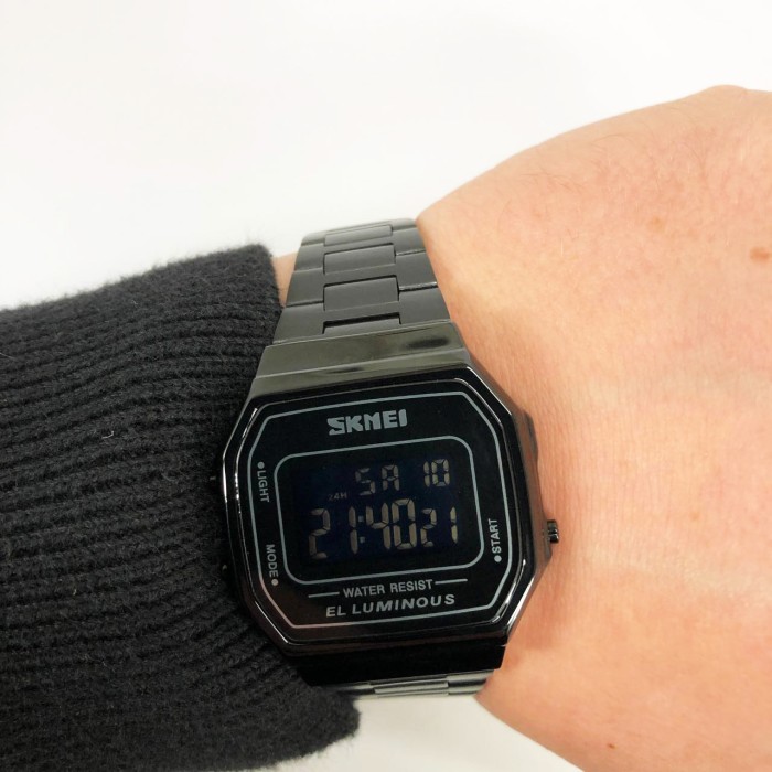 Вінтажні наручні годинники SKMEI 1647BK, Годинники old school, Годинник спортивний армійський OL-64