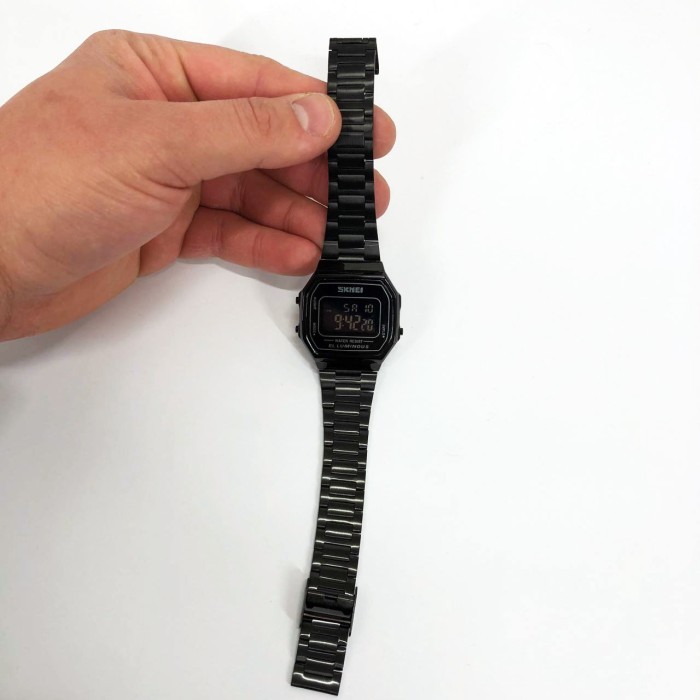 Вінтажні наручні годинники SKMEI 1647BK, Годинники old school, Годинник спортивний армійський OL-64