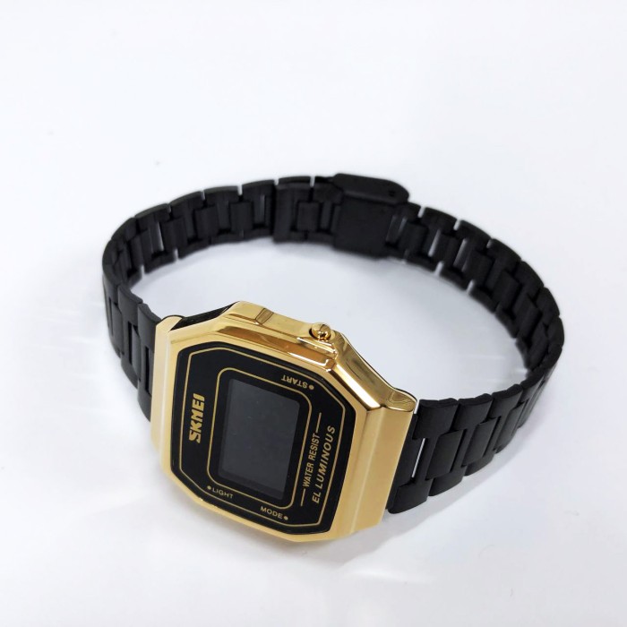 Чоловічі наручні годинники вінтажні ретро SKMEI 1647GDBK, Годинники old school Ретро JI-60