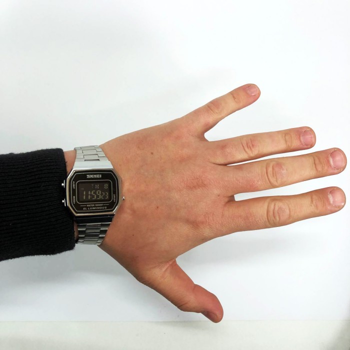 Вінтажний наручний годинник, Електронний вологозахищений наручний годинник Ретро чоловічий TF-77