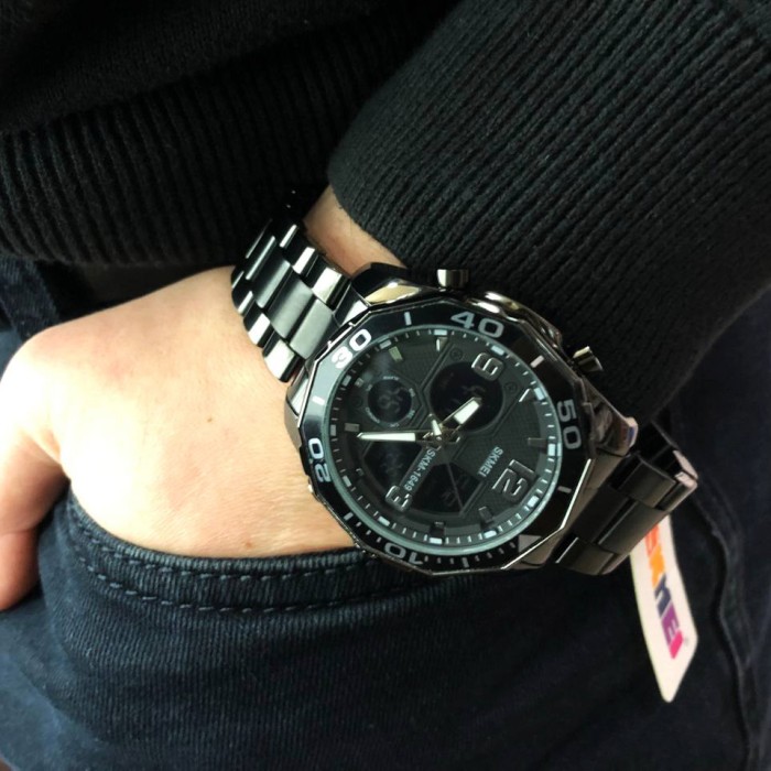 Чоловічий годинник стильний годинник для чоловіка SKMEI 1649BK Елітний наручний чоловічий RG-76