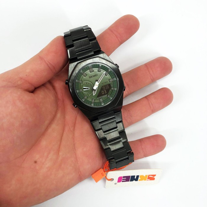 Сталевий чоловічий кварцовий годинник SKMEI, Модний чоловічий кварцовий наручний годинник KV-32
