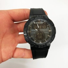 Стильні чорні чоловічі наручні годинники, Красиві чоловічі класичні годинники Круті UQ-92