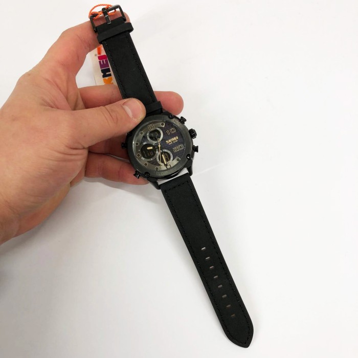 Чоловічі якісні кварцові годинники SKMEI 1975LBKBK, Оригінальні брендові годинники для чоловіка CD-40