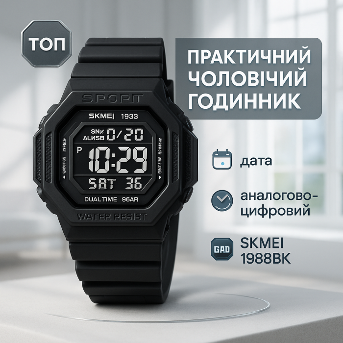 Годинник військовий з офіційною гарантією SKMEI, Годинник туристичний для виживання TH-66