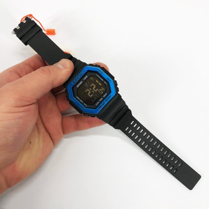 Годинник для кемпінгу з водозахистом SKMEI 1988BU, Годинник наручний електронний для хлопця SJ-46