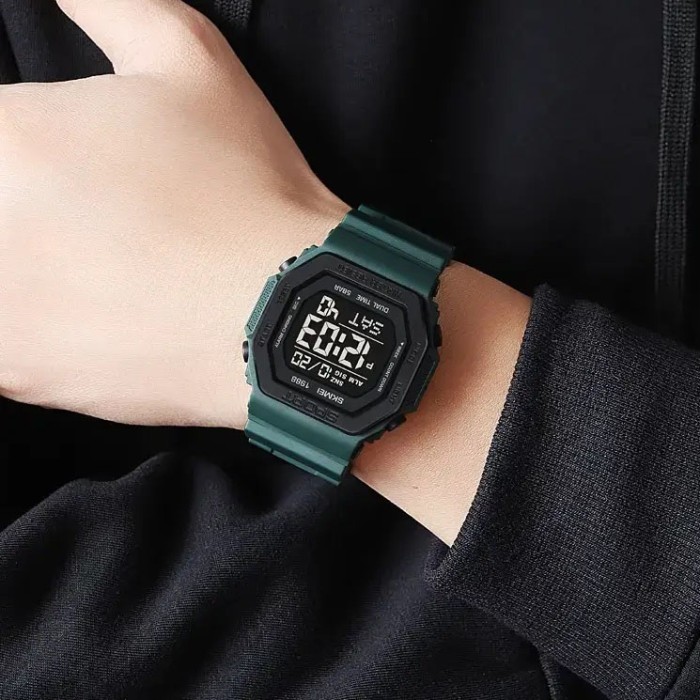 Годинник для кемпінгу та відпочинку SKMEI 1988DKGN, Брендовий чоловічий годинник Рибальський BO-50