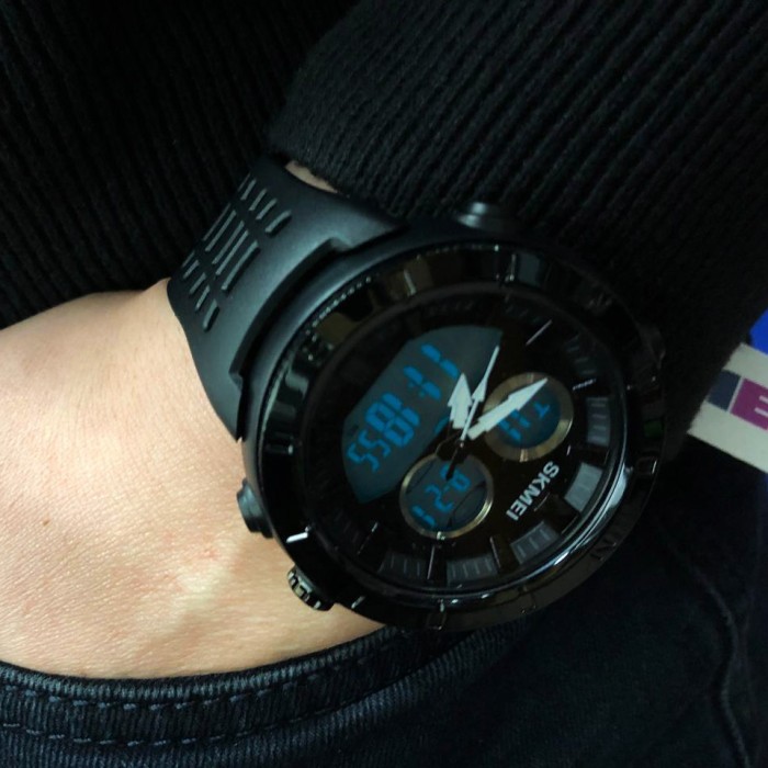 Модний наручний електронний годинник, Годинник рибалки мисливця армійський оригінал ZS-18