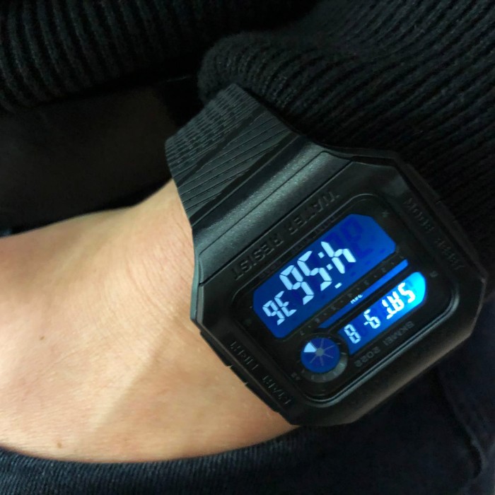 Годинники військові чоловічі SKMEI 2022BKBK, Годинники спортивні армійські Спецназ IS-35