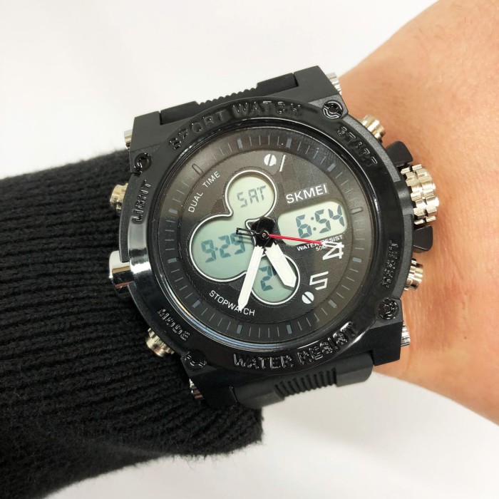 Чоловічі годинники з офіційною гарантією SKMEI, Спортивні годинники з секундоміром HK-70