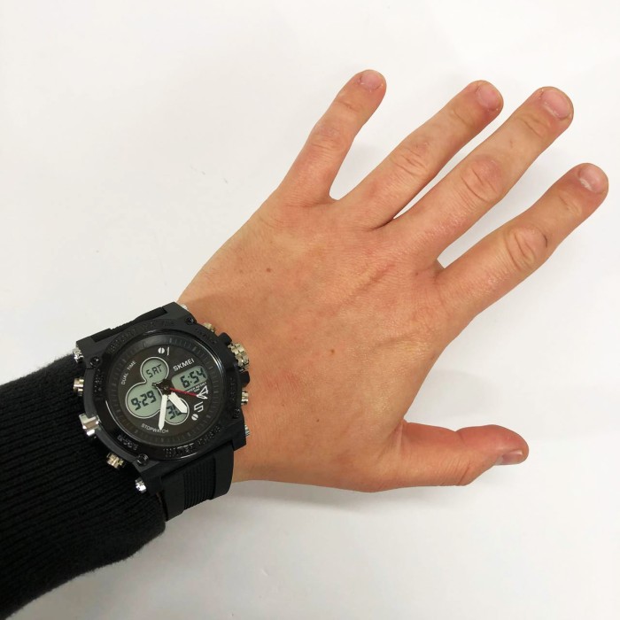 Чоловічі годинники з офіційною гарантією SKMEI, Спортивні годинники з секундоміром HK-70