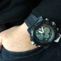 Годинники спортивні багатофункціональні SKMEI 2065BKWT, Наручні годинники для армії XM-13