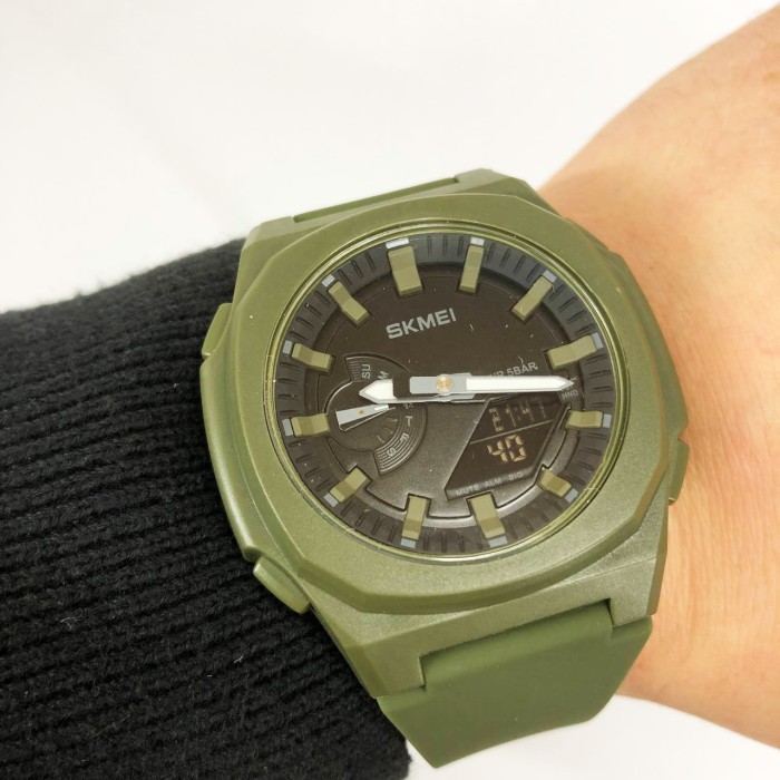 Стильні тактичні годинники для чоловіків SKMEI 2091AGBK, Військові годинники спецслужб JM-16