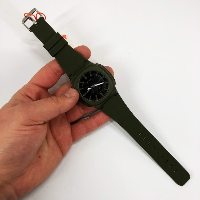 Стильні тактичні годинники для чоловіків SKMEI 2091AGBK, Військові годинники спецслужб JM-16