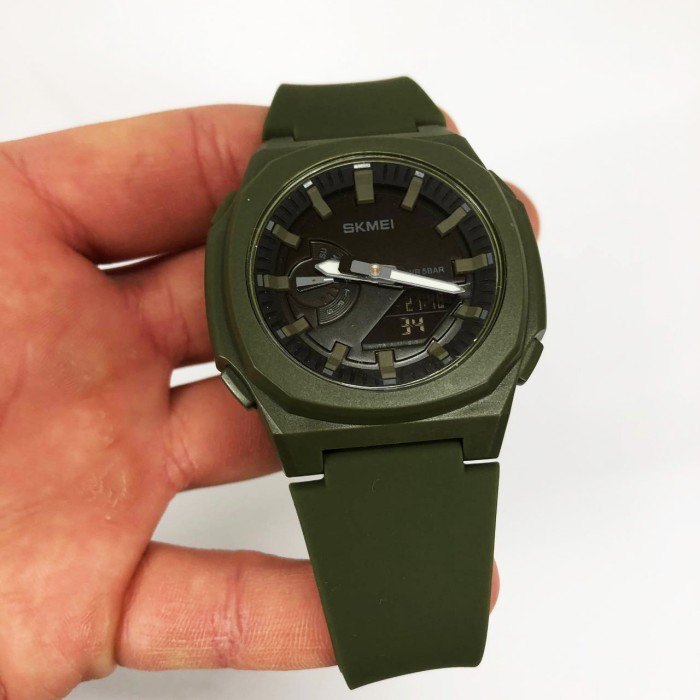 Стильні тактичні годинники для чоловіків SKMEI 2091AGBK, Військові годинники спецслужб JM-16