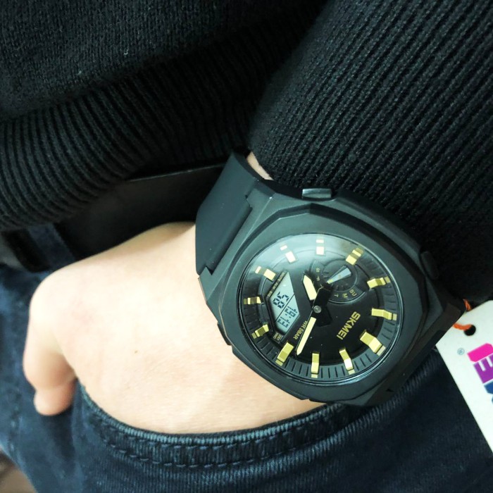 Круті чоловічі годинники SKMEI, Брендові наручні чоловічі кварцові годинники класні BO-56