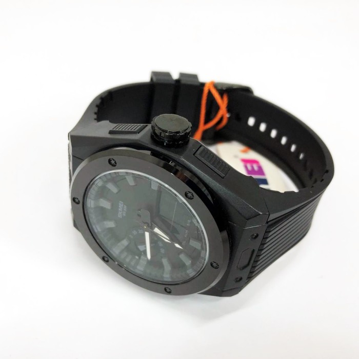 Годинник армійський скмей SKMEI 2103BKBK, Чоловічий годинник з пластиковим ремінцем QW-67