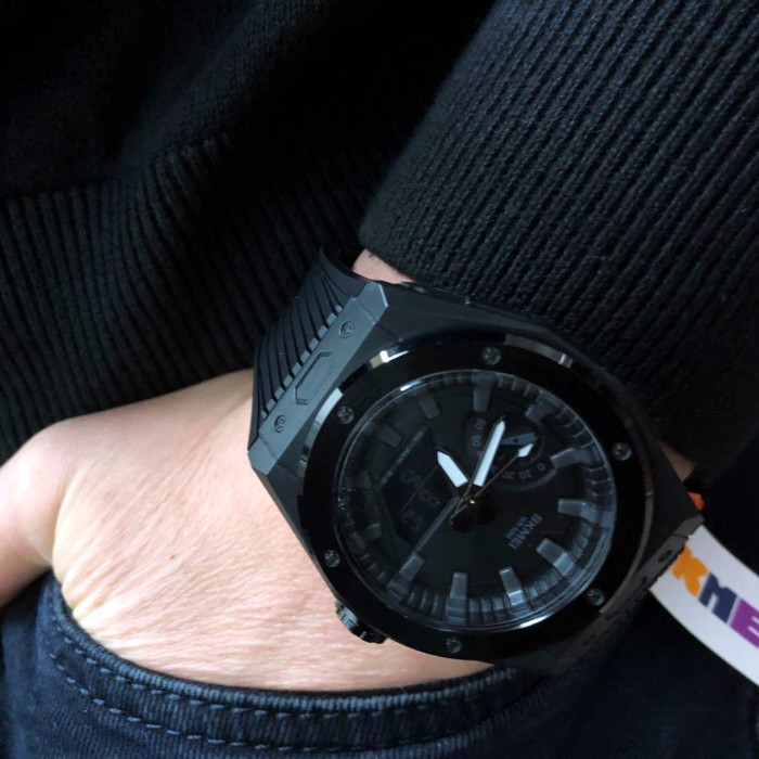 Годинник армійський скмей SKMEI 2103BKBK, Чоловічий годинник з пластиковим ремінцем QW-67