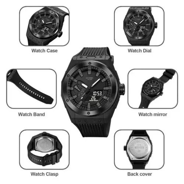 Водонепроникні наручні електронні годинники для чоловіків, Годинники водонепроникні та протиударні RP-47