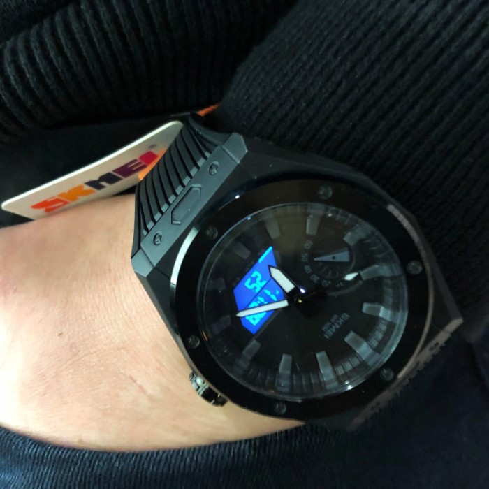 Армійські годинники топ SKMEI, Годинники військові чоловічі Водонепроникні електронні WM-12