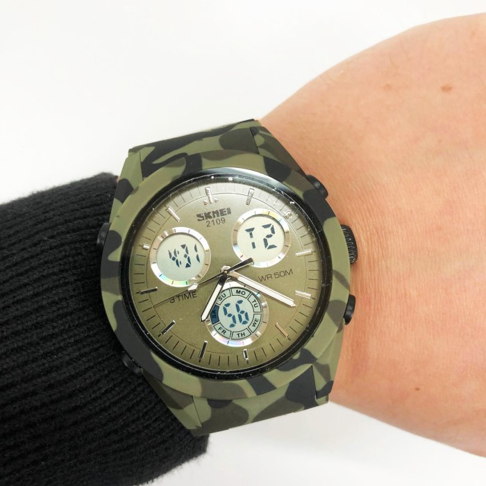 Спортивний чоловічий годинник зручний, Годинник наручний спортивний Повсякденний CA-92