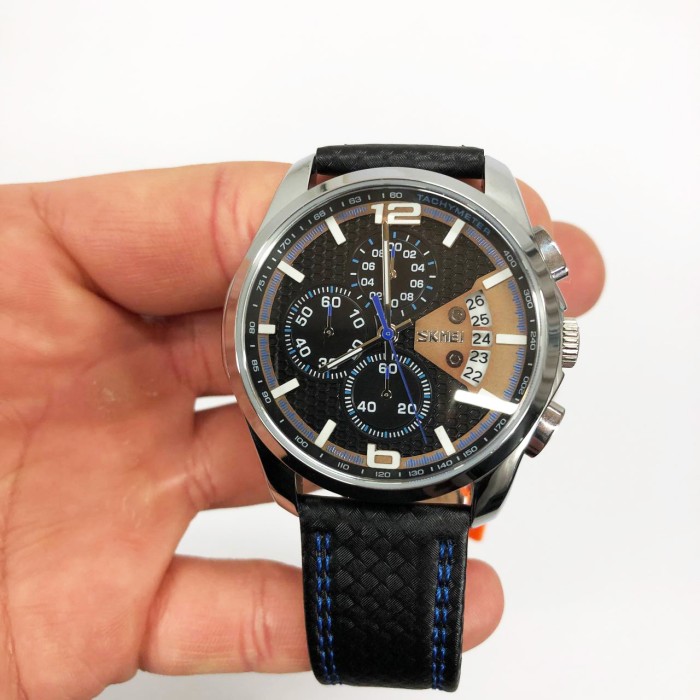 Годинник кварцовий чоловічий SKMEI 9106BU, Повсякденний кварцовий наручний чоловічий годинник MK-15