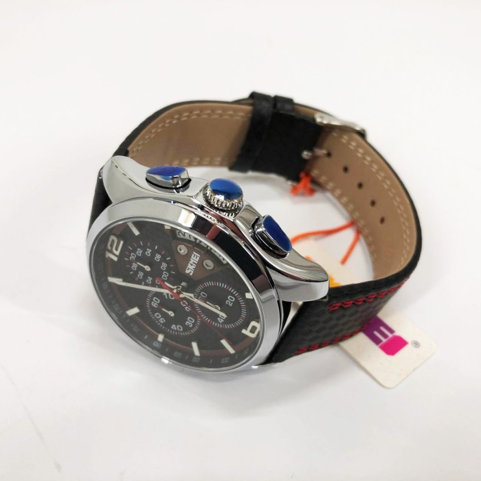 Стильні повсякденні чоловічі кварцові годинники SKMEI 9106RD, Ексклюзивні чоловічі годинники OK-37