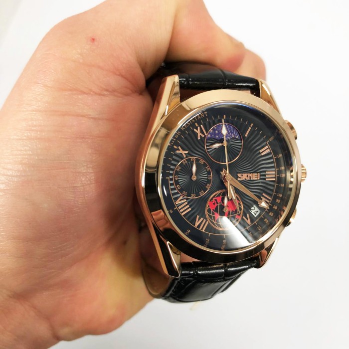 Повсякденні чоловічі годинники SKMEI 9236RGBK, Якісні чоловічі годинники класні RZ-90
