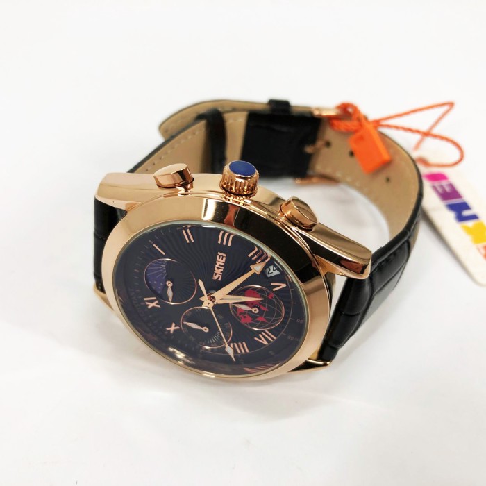 Стильні повсякденні чоловічі кварцові годинники SKMEI 9236RGBK, Чоловічі наручні годинники хлопцю BX-13