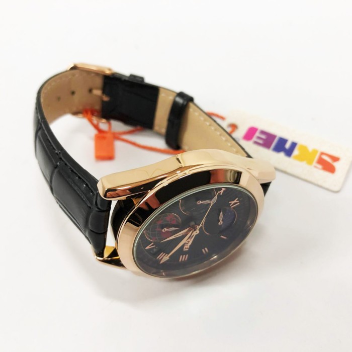 Стильні повсякденні чоловічі кварцові годинники SKMEI 9236RGBK, Чоловічі наручні годинники хлопцю BX-13