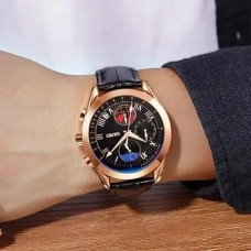 Стильний статусний чоловічий наручний годинник стрілочний SKMEI 9236RGBK, Годинник KW-265 чоловічий спортивний